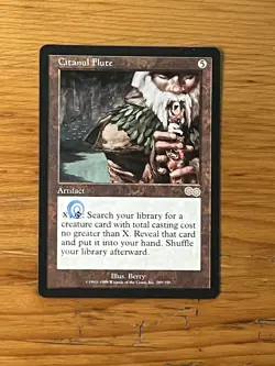 MTG - Magic the Gathering - Citanul Flute - Urza's Saga - Pro Tour Stamped - NM - Image 1