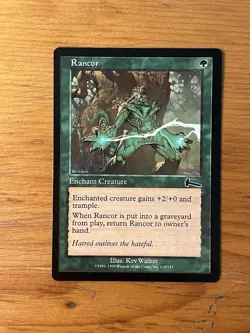 MTG - Magic the Gathering - Rancor - Legacy - NM - Image 1