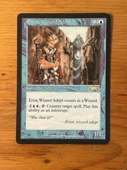 MTG - Magic the Gathering - Ertai, Wizard Adept - Exodus - Image 1