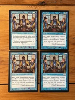 MTG - Magic the Gathering - Windfall ×4 - Urza’s Saga - NM - Image 1