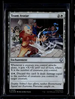 Team Avatar - 38 - Foil - TLA - NM - MTG Magic the Gathering - Image 1
