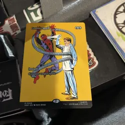 Magic The Gathering Marvel SpiderMan Counterspell #0009 MAR Borderless Mythic - Image 1