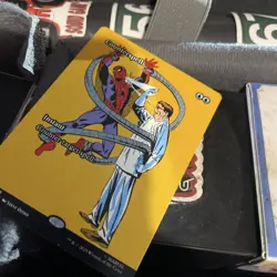 Magic The Gathering Marvel SpiderMan Counterspell #0009 MAR Borderless Mythic - Image 2