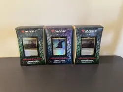 Lot Of 3 MTG COMMANDER Decks From Dungeons And Dragons - Image 1