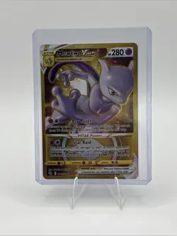 Mewtwo VSTAR 086/078 Pokemon Go Gold Secret Rare - Image 1