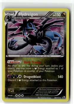 Hydreigon ⭐ 99/113 Holo Rare Legendary Treasures 2013 Pokemon NM - Image 1