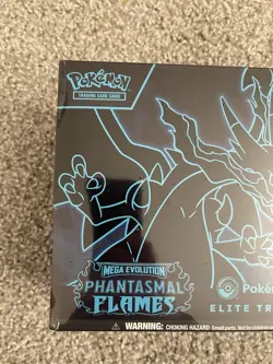 Pokemon Phantasmal Flames Elite Trainer Box Pokemon Center Exclusive DAMGED BOX - Image 3