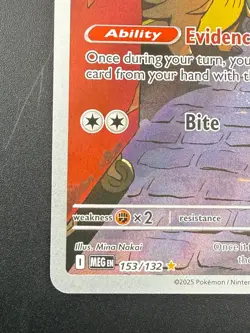Pokemon TCG Gumshoos 153/132 Mega Evolution Illustration Rare NM - Image 5