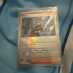 Pokemon TCG Prismatic Evolutions - Briar 100/131 Pokeball Pattern Reverse Holo - Image 1