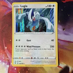 Lugia 132/185 - Pokemon TCG-SWSH04: Vivid Voltage-Holo Rare-NM - Image 1