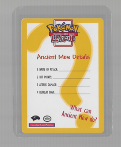 2000 Pokemon Movie Ancient Mew Promo Holo. + Insert GMA 8 NM-MT - Image 4