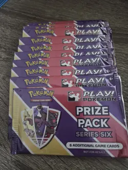 ~Sealed~ Play! Pokemon Series 6 Prize Packs - set of 10 - Image 1