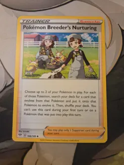 Pokemon Breeder's Nurturing x 2 - Regular Uncommon - Darkness Ablaze -166/189-NM - Image 1