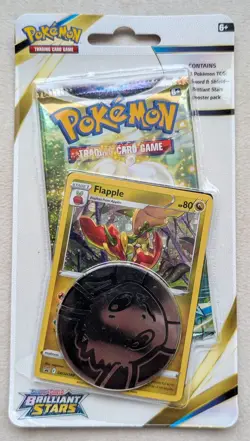 Pokemon TCG: Brilliant Stars Checklane Blister (x4) - Eevee and Flapple Promos - Image 4