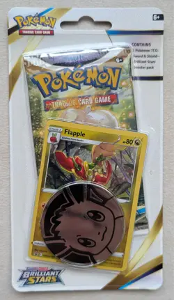 Pokemon TCG: Brilliant Stars Checklane Blister (x4) - Eevee and Flapple Promos - Image 5