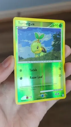 Pokemon TCG Turtwig - 103/130 - Reverse Holo Pokemon Diamond and Pearl 2007 NM - Image 2