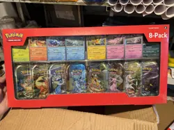 NEW Pokemon TCG Scarlet & Violet Prismatic Evolutions 8 Mini-Tin Bundle Costco - Image 4