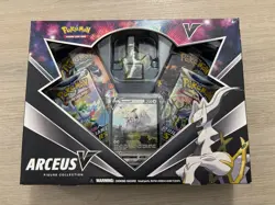 Damaged Pokemon TCG Arceus V Figure Collection Box Sealed New - Image 1
