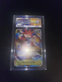 One Piece Monkey D Luffy Pre-Release Winner P-036 ACE 10 - Image 2