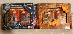 One Piece TCG Illustration Box Vol.5 & Vol.6 Bundle New & Sealed - Image 1