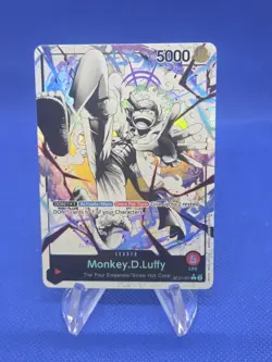 One Piece Starter Deck EX: Gear 5 Monkey D Luffy ST21-001 Parallel Leader NM - Image 1