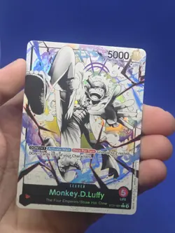 One Piece Starter Deck EX: Gear 5 Monkey D Luffy ST21-001 Parallel Leader NM - Image 2