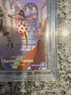 ONE PIECE Charlotte Flampe ALT SP EB01-056 Royal Blood Foil BGS 9.5 GEM MINT - Image 5