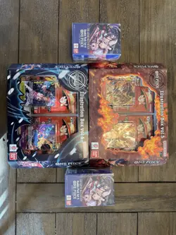 One Piece TCG Lot - Illustration Vol. 5 & 6 - 2x OP-14 Double Pack Set 9 - Image 2