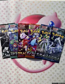 6x Pokemon Booster Pack Lot SEALED Cards! (Japanese) - Image 1