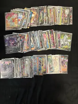 Lot of 136 Pokemon Cards V / VMAX / VSTAR / Rainbows / Rares Modern Collection - Image 2