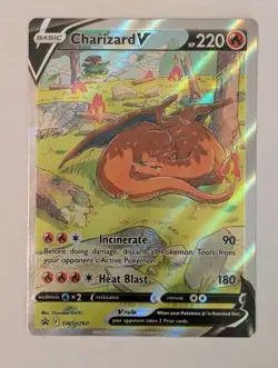 Pokemon Card TCG Charizard V Sword & Shield Swsh260 Holo Promo - Image 1