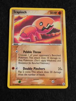 Trapinch 67/92 Non Holo EX Legend Maker Vintage Pokemon Card 2006 LP - Image 1