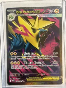 Pokemon TCG Mega Magnetic EX Mega Evolution Ultra Rare Card 158/132 Near Mint - Image 1