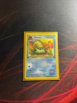 1st Edition Omanyte 52/62 Fossil Set Rare Vintage 1999 Pokemon Card - NM - Image 1