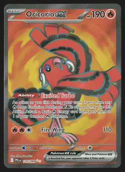 ME02: Phantasmal Flames Oricorio ex #110/094 Ultra Rare Pokemon Card - Image 1