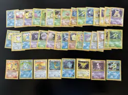Vintage Holo Rare Pokemon Card Lot - WOTC Era Collection - 1999/2000 - HP/DMG - Image 1