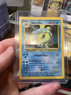 Pokemon TCG Gyarados Holo Rare Card 6/102 NM-Mint 1999 Base Set - Image 1