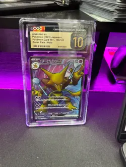 CGC 10 Pristine Alakazam ex 190/165 SR 151 sv2a Pokemon Card - Image 1