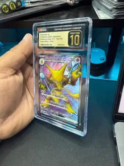 CGC 10 Pristine Alakazam ex 190/165 SR 151 sv2a Pokemon Card - Image 2