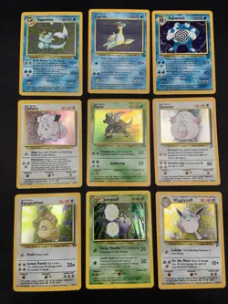 Vintage Holo Rare Pokemon Card Lot - WOTC Era Collection - 1999/2000 - MP/HP - Image 1