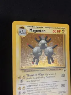 Magneton 9/130 Holo Rare Base Set 2 Pokemon Card - Image 3