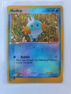 Pokemon Mudkip Card Ruby and Sapphire, Common Reverse Holo, 59/109 - Image 1