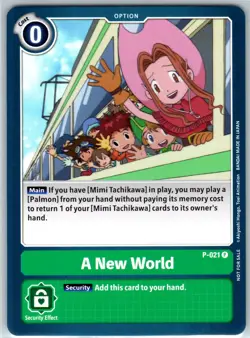A New World (Special Release Memorial Pack) Promo Digimon Promotion Cards Normal - Image 1