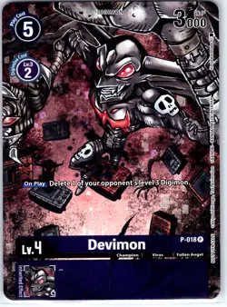 Devimon - P-018 (25th Special Memorial Pack) Promo Digimon Promotion Cards P-01 - Image 1
