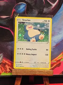 Snorlax SWSH032 SWSH: Sword & Shield Promo Cards Holo LP (swirl) - Image 1