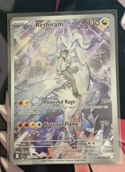 N’s Reshiram 167/159 Journey Together Holo 2025 Pokemon TCG CARD - Image 1