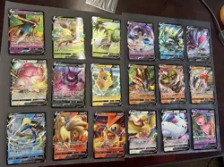 Pokemon Cards Lot 1 - V Holo Set of 18 Cards NM TCG Mew Ninetales Tracked Ship - Image 3