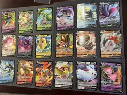 Pokemon Cards Lot 1 - V Holo Set of 18 Cards NM TCG Mew Ninetales Tracked Ship - Image 4