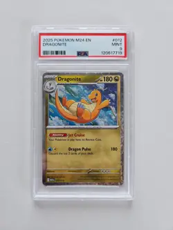Dragonite 012/015 2024 McDonald’s Promo PSA 9 - Pokemon TCG Holo Card - Image 1
