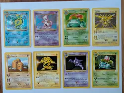 Pokemon TCG Base Set (Shadowless) Lot of 16 Cards Vintage (Conditions Vary) - Image 1